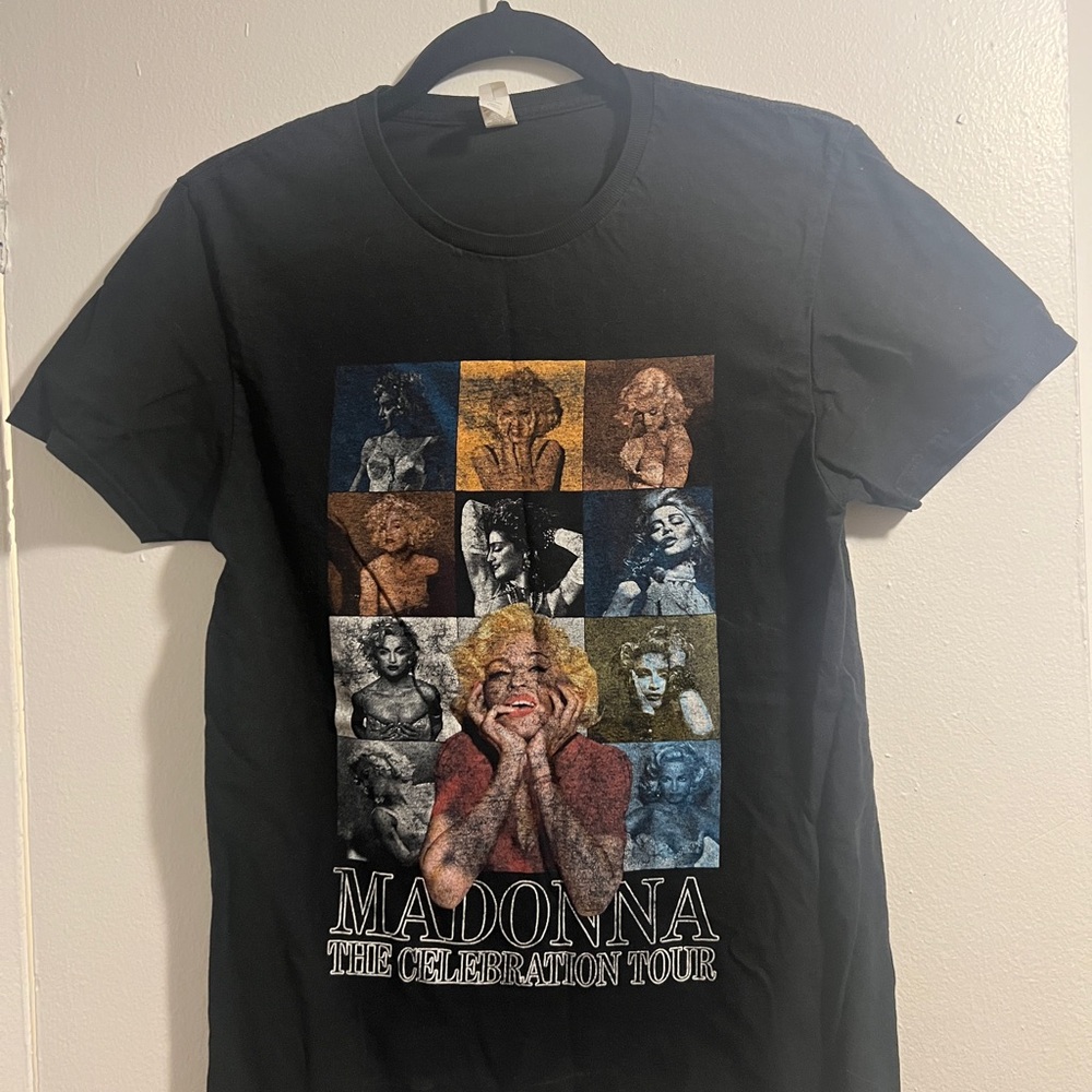 Madonna - Celebration Tour Black Graphic Women's Top